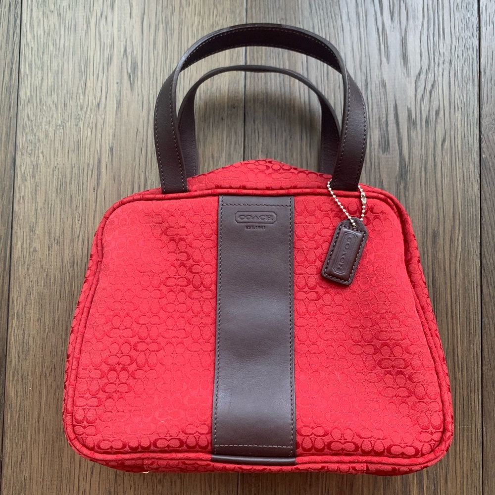 Coach toiletry bag